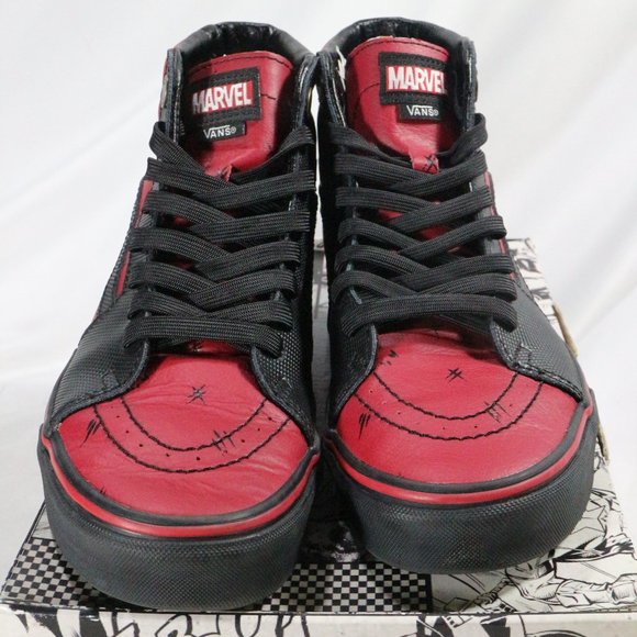 VANS Marvel x SK8-Hi 'Deadpool' Sneakers NIB - Picture 8 of 15